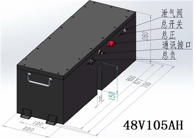Golf Cart Lithium Battery with Built in BMS
